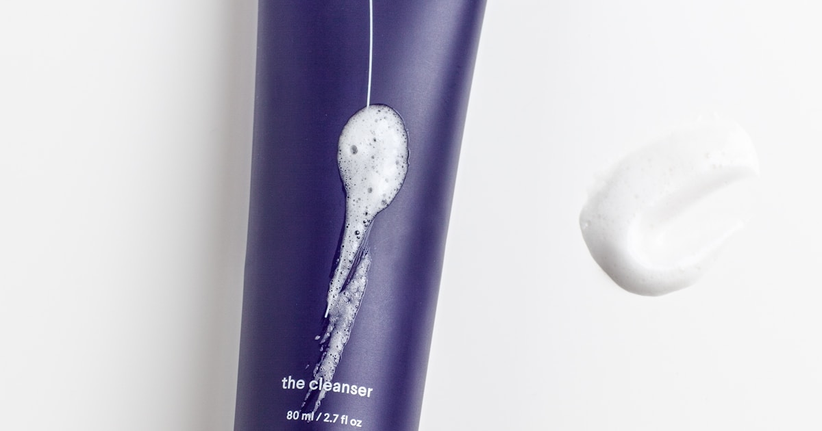 Skincare products beautifully arranged